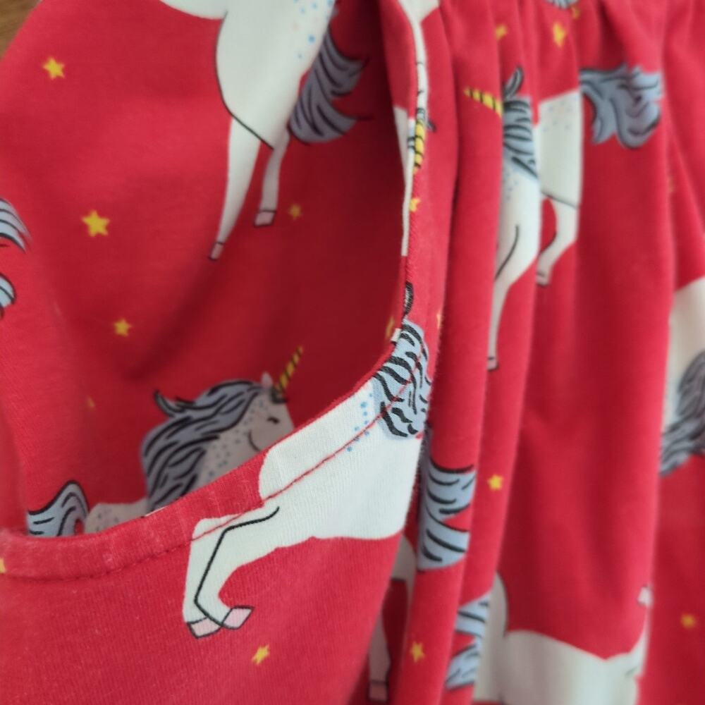 Hannah Andersson Magical Festival Unicorn Cotton Skater Dress size 6/7 GUC - Picture 5 of 12